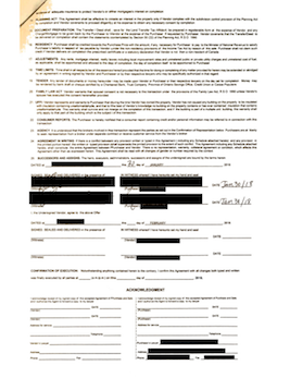 Page 2 from Agreement of Purchase and Sale (Home Offer) Example Link